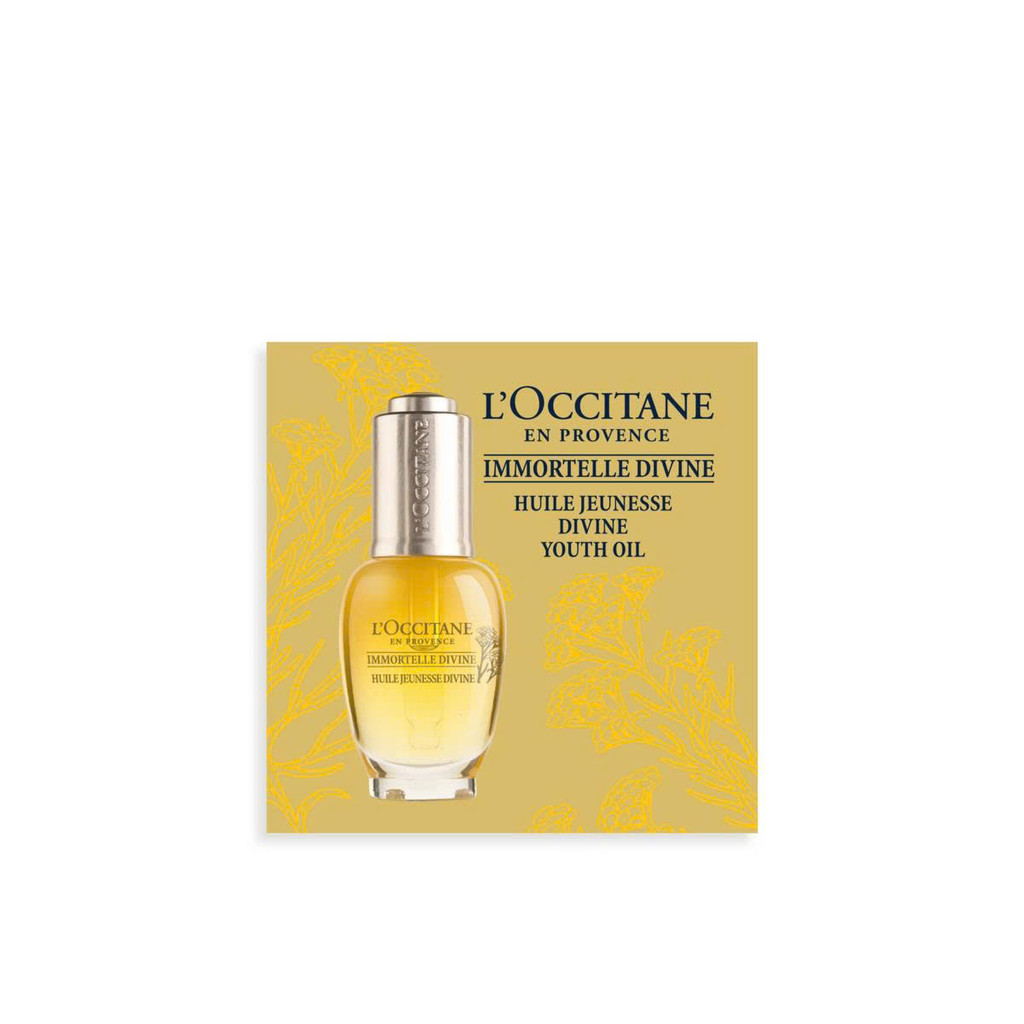 [HB GIFT] Gói Dầu Dưỡng Trẻ Hoá Da Cúc Trường Sinh L'OCCITANE Immortelle Divine Youth Oil 1ml