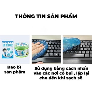 【MOTEX】 Gel Vệ Sinh Bàn Phím Laptop Hút Sạch Bụi Bẩn Gel Silicon Mềm Làm Sạch Ô Tô Xe Hơi