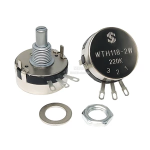 WTH118-1A 2W Vòng Đơn Carbon Phim Điện Áp 1K 2K2 4K7 10K 22K100K 470K Có Thể Điều Chỉnh