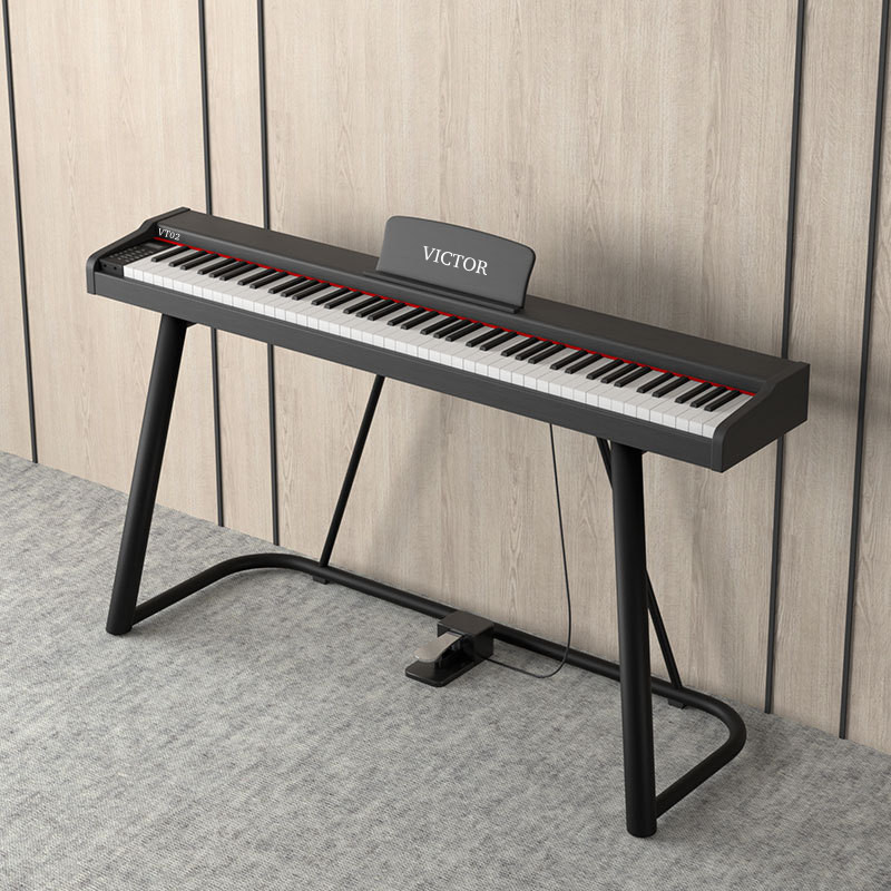 Đàn Piano Điện VICTOR VT02 - 88 Phím - Full Phụ Kiện, Đàn Xịn Bảo Hành Lâu Và Tặng Miếng Dán Hướng Dẫn Tự Học Piano.
