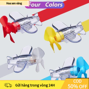 【24H】Bộ mô hình Máy Bay Chong Chóng Đèn Led phát sáng mini,trang trí xe máy,mũ bảo hiểm,Thời trang Năng lượng gió Trang