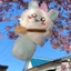 Fluffy Chiikawa Momonga Sang Trọng Móc Khóa Bay Sóc Linh Vật Mặt Dây Chuyền Anime Dễ Thương Nhồi Bông Túi Đồ Chơi Phụ Kiện Quà Tặng Cho Bé Gái
