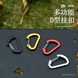 Carabiner Hình Chữ D Hợp Kim Nhôm, Chống Thấm Nước Và Không Gỉ