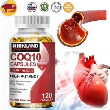 Viên nang Coenzyme Q10 | Bảo vệ tim mạch, giảm stress | Phù hợp cho người cao tuổi và nhân viên văn phòng
