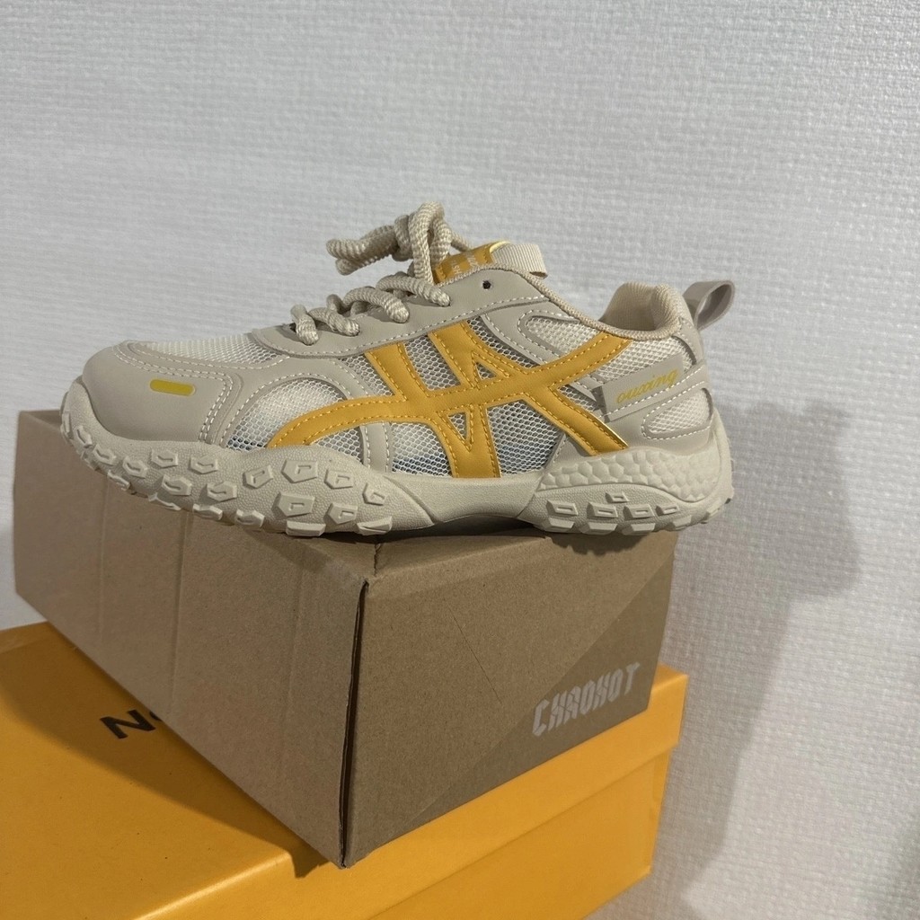 Giày Bố Nữ Lưới Thoáng Khí Chống Trơn Trượt Đế Mềm Huấn Luyện Forrest Gump Giày Thường