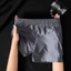 DARON 3 Quần Đùi Boxer Nam, Quần Lót Lụa Liền Mạch Vết Bẩn Giữa Eo, Quần Lót Co Giãn Thoải Mái Plus Size Quần Lót Nam