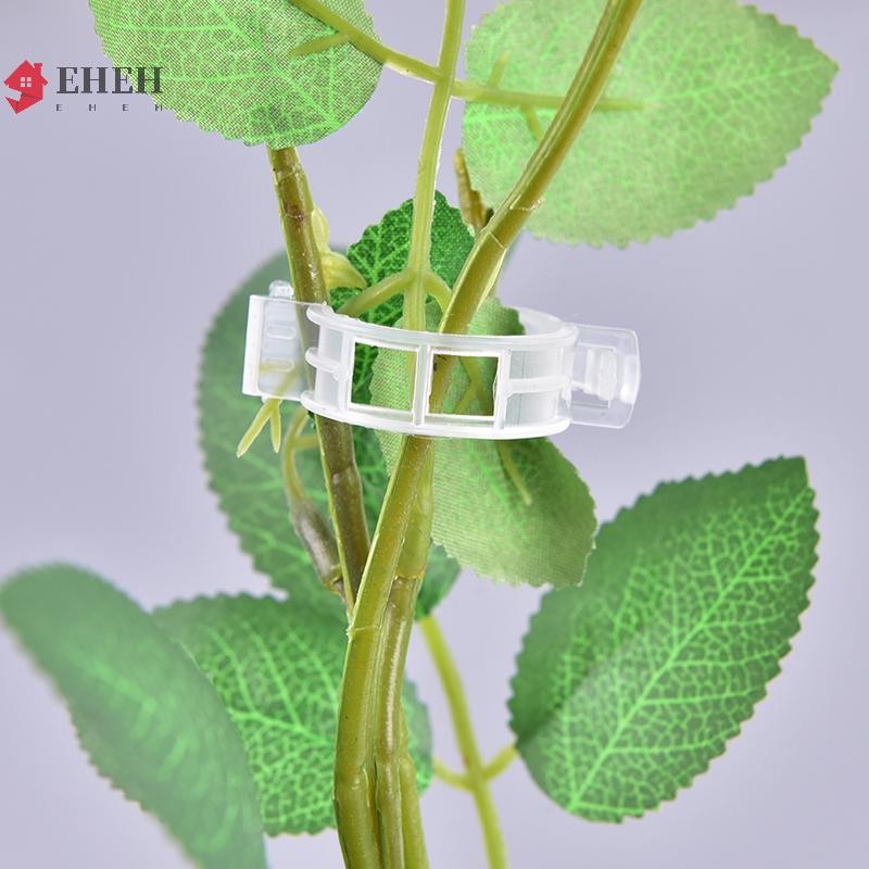 DỄ DÀNG 50 / 100 Chiếc Nhựa Có Thể Tái Sử Dụng Kẹp Hỗ Trợ Cây Nho Rau