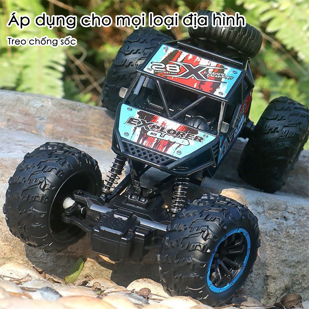 Xe điều khiển địa hình offroad + pin Xe RC 20KM/H Xe điều khiển từ xa 2.4GHz Xe tải