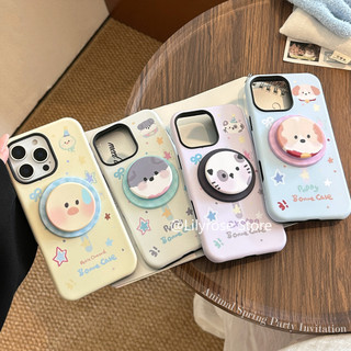Ốp Lưng Cho iPhone 11 12 13 14 15 16 Pro Max Apple iPhone Case 16Plus 12mini 13mini Dễ Thương Hàn Quốc Hoạt Hình Động Vật TPU Cứng Hồng Xanh