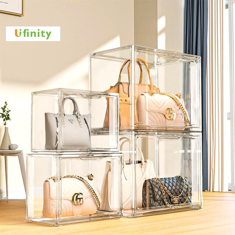 Lifinity Hộp Đựng Đa Năng Acrylic - Trưng Bày Mô Hình + Đựng Giày Dép + Mỹ Phẩm, Thiết Kế Sang Trọng