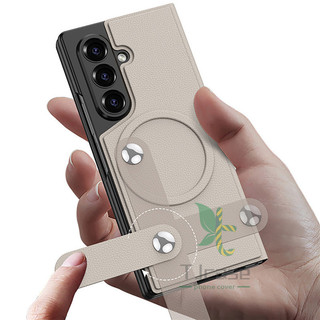 Có Thể Tháo Rời Khe Cắm Thẻ Flip Holder Vỏ Từ Tính Samsung Galaxy Z Fold 7 Z Fold 6 Vỏ Da