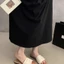 phong cách Hàn Quốc Dép sandal nữ đế mềm quai ngang đi biển mẫu hot