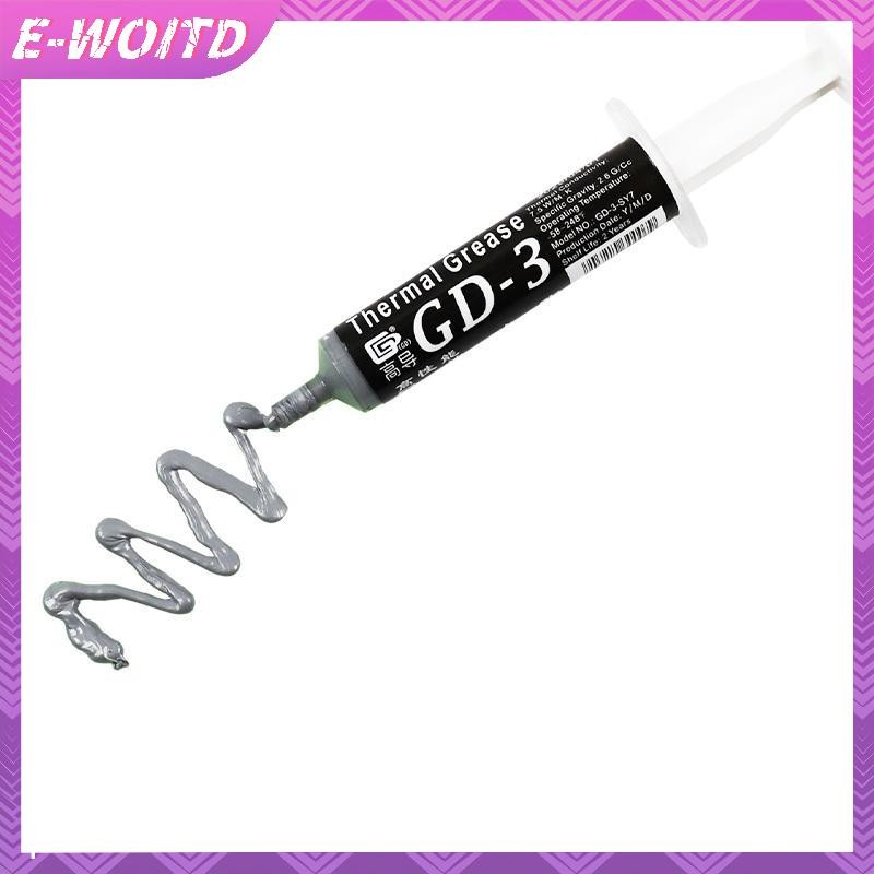 E-WOITD 1 Cái 7.5 W / MK 3 / 7 / 15 / 30g GD-3 Dán Nhiệt Mỡ Dẫn Điện Dán Cho Game PC CPU GPU Làm Mát SY7 E-WOITD
