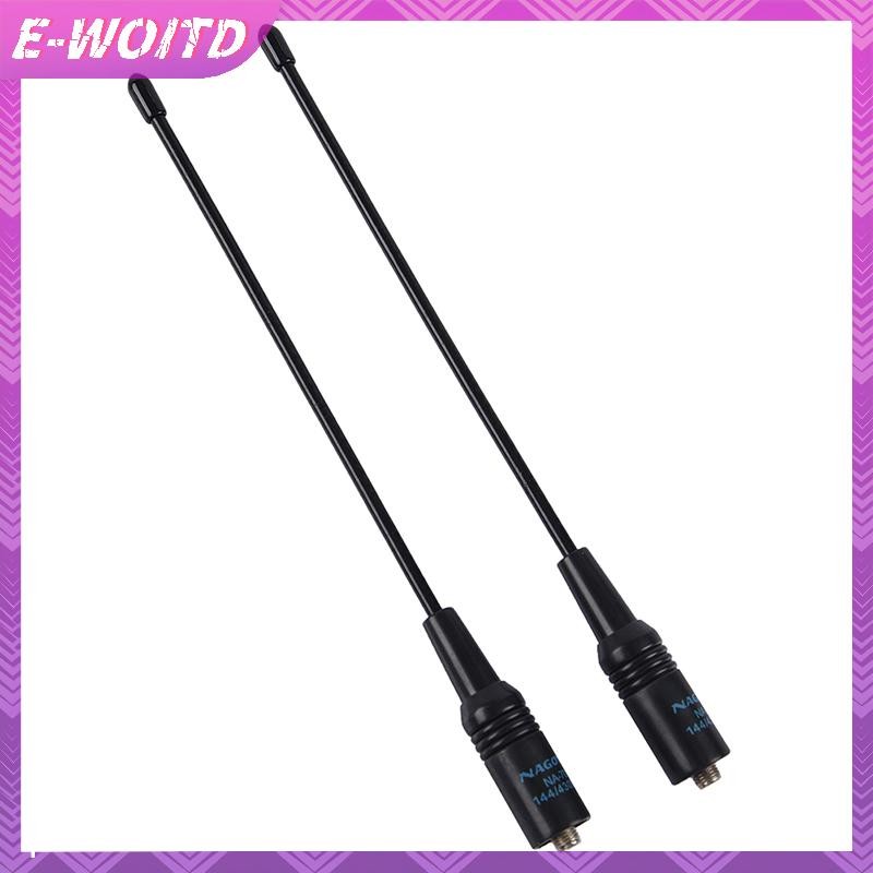E-WOITD Nagoya Na 701 Ăng-ten tăng cường Băng tần nữ 144 / 430Mhz Ăng-ten cầm tay Máy tính để bàn Cần kéo Ăng-ten tăng cao cho bộ đàm liên lạc UV5R Đài phát thanh HNVN