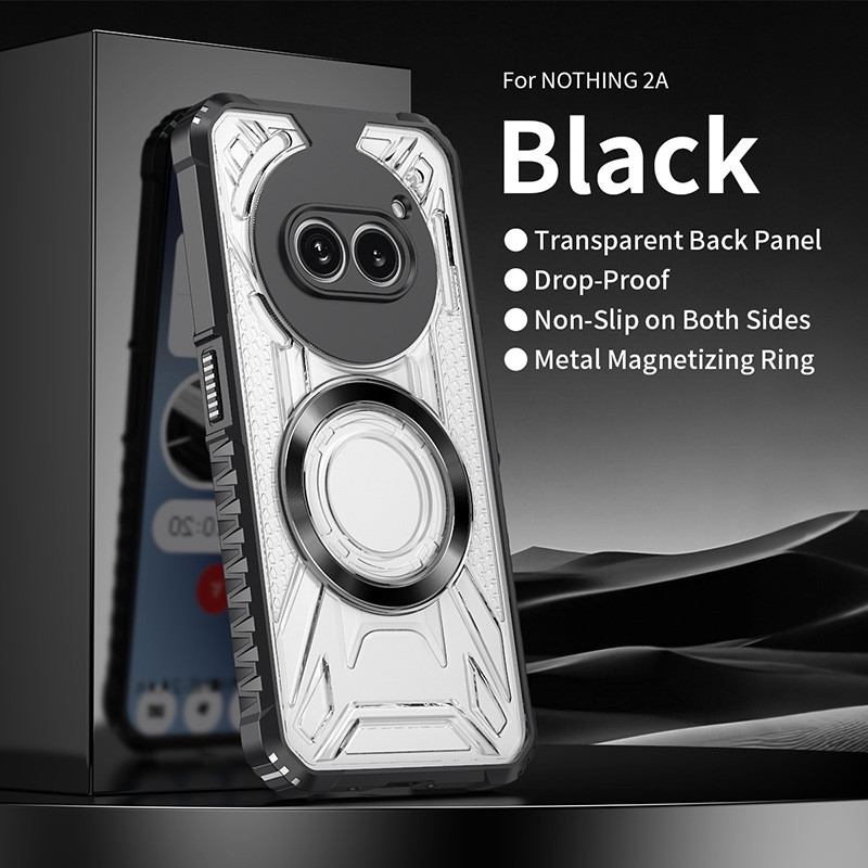 For Nothing Điện thoại (2a) Plus (2) (1) Ốp lưng trong suốt Vỏ bảo vệ Camera chống sốc sang trọng