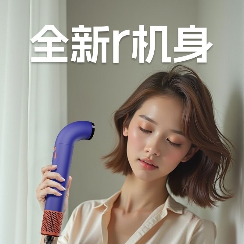 Máy Sấy Tóc Khuỷu Tay Bắc Huaqiang Tốc Độ Cao Hộ Gia Đình Không Lá Rỗng Ion Âm Tắt Tiếng Nhiệt Độ Không Đổi Chăm Sóc Tóc Nhanh Khô Máy Sấy Tóc 8.20 EJT2
