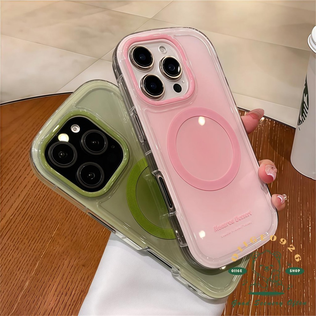 Ốp điện thoại từ tính IMD gradient iphone16 Pro Max 15 14 13 12 vỏ cho vỏ iPhone vỏ mềm silicon TPU chống sốc