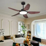 QUẠT TRẦN 6 CÁNH sải 137 & 167cm có đèn, ĐỘNG CƠ LÕI ĐỒNG, 6 cấp gió 3 màu đèn, có remote (Bảo hành 2 NĂM) — ảnh 5