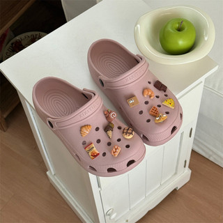 【Mới】Xixitiao Sandals Nam và Nữ Quần áo bên ngoài Nam Thú vị và Sáng tạo DIY Ice Cream Pizza