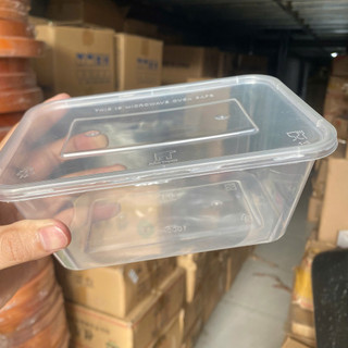 50 Hộp Chữ Nhật 1000ml Hân Thịnh Đựng Chân Gà, Rau Câu, Dùng 1 lần