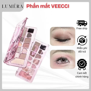 Bảng Phấn Mắt VEECCI 11 Ô Ballet Trái Tim Chất Phấn Mịn, Bám Màu Lâu Trôi 9.3g