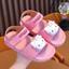 Hoạt Hình Sanrio Giày Cô Gái Kuromi Đế Bằng Sandal My Melody Hello Kitty Cinnamoroll Sandal Chống Trơn Trượt Ngoài Trời