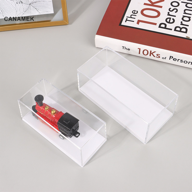 Canamek Tỉ Lệ 1: 24 Mô Hình Ô Tô Hộp Trưng Bày Trong Suốt Acrylic Chống Bụi Cứng Sưu Tập Hình Thu Nhỏ Bảo Vệ Đồ Chơi CSF
