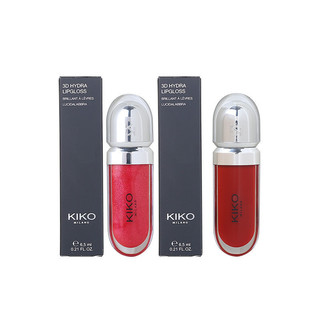Kiko Mirror 3d Lip Gloss Kiko ❈ 🍎 3d ❈ Dễ dàng tô màu Trang điểm chống dính Cốc chống dính Gương làm trắng tự nhiên Lip Glaze Trang điểm môi