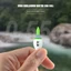 Phao câu cá điện tử BAMBOOB, Phao đèn Led trượt Drift, Đèn báo pin 311 Đèn xanh Bobbers Đuôi ngắn