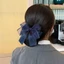 THEGIRL8B Hàn Quốc Bun Snood, Nơ Nữ Mùa Xuân Kẹp Nơ Tóc Bun, Vải Thanh Lịch Phong Cách Hàn Quốc Hairgrips Bao Lưới Mũ Đội Đầu Chuyên Nghiệp