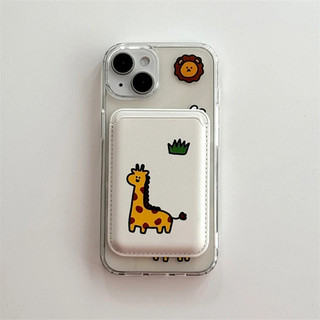 Ins Hàn Quốc Vỏ Trong Suốt Động Vật Dễ Thương Vườn Thú Cho Iphone 8Plus 12mini 13mini 16promax Xs XR XSMAX 11pro Max 16pro 12 13 14 15 Pro Max Ốp điện thoại Mềm 14promax Trường Hợp