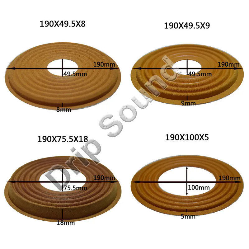 1 Chiếc 190x49.5 / 190x75.5 / 190x100mm Đàn Hồi Sóng Loa Siêu Trầm Loa Bass Sửa Chữa Nhện Giảm Chấn