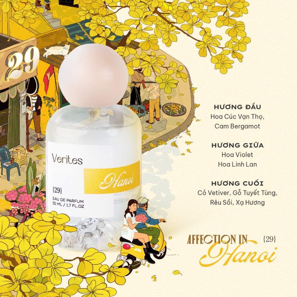 Ảnh Bộ Sưu Tập 3 Hương Nước Hoa Nữ VERITES The City of Love EDP 20% 50ml 2