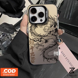 Ốp Lưng Cho OPPO Reno 15F Reno 14F Reno 13F Reno12 F Reno11 F Reno 10 Pro 5G Reno 8T Reno 8Z Reno 7Z Reno 8 Ốp Điện Thoại TPU Chống Sốc Rồng Đen