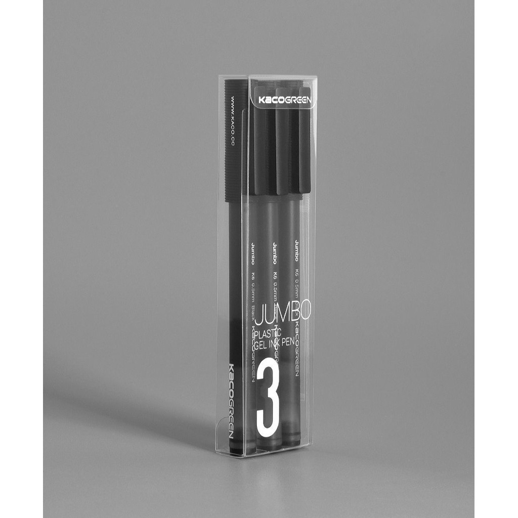 Bộ bút Gel Xiaomi KACO JUMBO Mực dung lượng lớn 0,5mm Mực khô nhanh Viết ký hiệu Bút văn phòng trường học Văn phòng phẩm