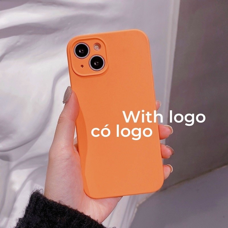 Ốp Silicon Màu Cam Sâu Cho iPhone 17 / 16 / 15 / 14 / 13 / 12 / 11 / Pro max / Plus Chống Rơi Bảo Vệ