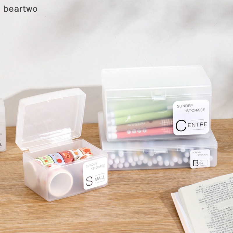 < Beartwo > Hộp lưu trữ thẻ ảnh thần tượng Thẻ Kpop Organizier Photocards Bộ sưu tập thẻ ID văn phòng Người tổ chức Hộp đựng văn phòng phẩm Đẹp