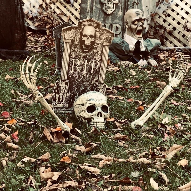 Halloween Ma Đáng Sợ Creeper Skeleton Tầng Ngôi Nhà Ma Ám Phòng Bí Mật Trang Trí Kinh Dị