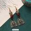 Hàng có sẵn hs Thiết kế ban đầu Bông tai Nepal Retro Phong cách Tây Tạng Phong cách dân tộc bện Tua dài Phong cách kỳ lạ Bông tai Niche Nữ