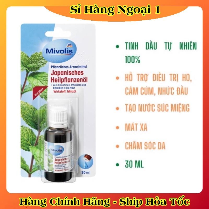 Tinh dầu bạc hà Mivolis Japanisches với nhiều công dụng chăm sóc và bảo vệ cơ thể