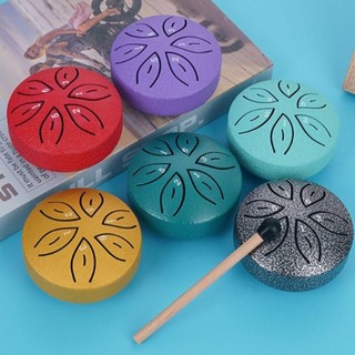 Bộ trống lưỡi thép STWEEKAM, trống chảo cầm tay mini 6 tông nhiều màu, 3 inch, phụ kiện trống rỗng