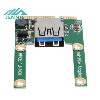 Mini PCI-E sang USB 3.0 PCI Express Adapter Thẻ mở rộng Laptop PCI Express PCIe sang USB 3.0 Bộ chuyển đổi thẻ Riser cho PC [jennie1.vn]