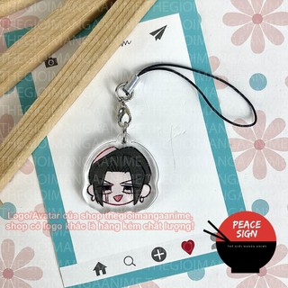 (ĐẦU CHIBI) Móc dây treo điện thoại MASHLE: MAGIC AND MUSCLES in hình Cơ bắp và phép thuật anime mica acrylic khóa