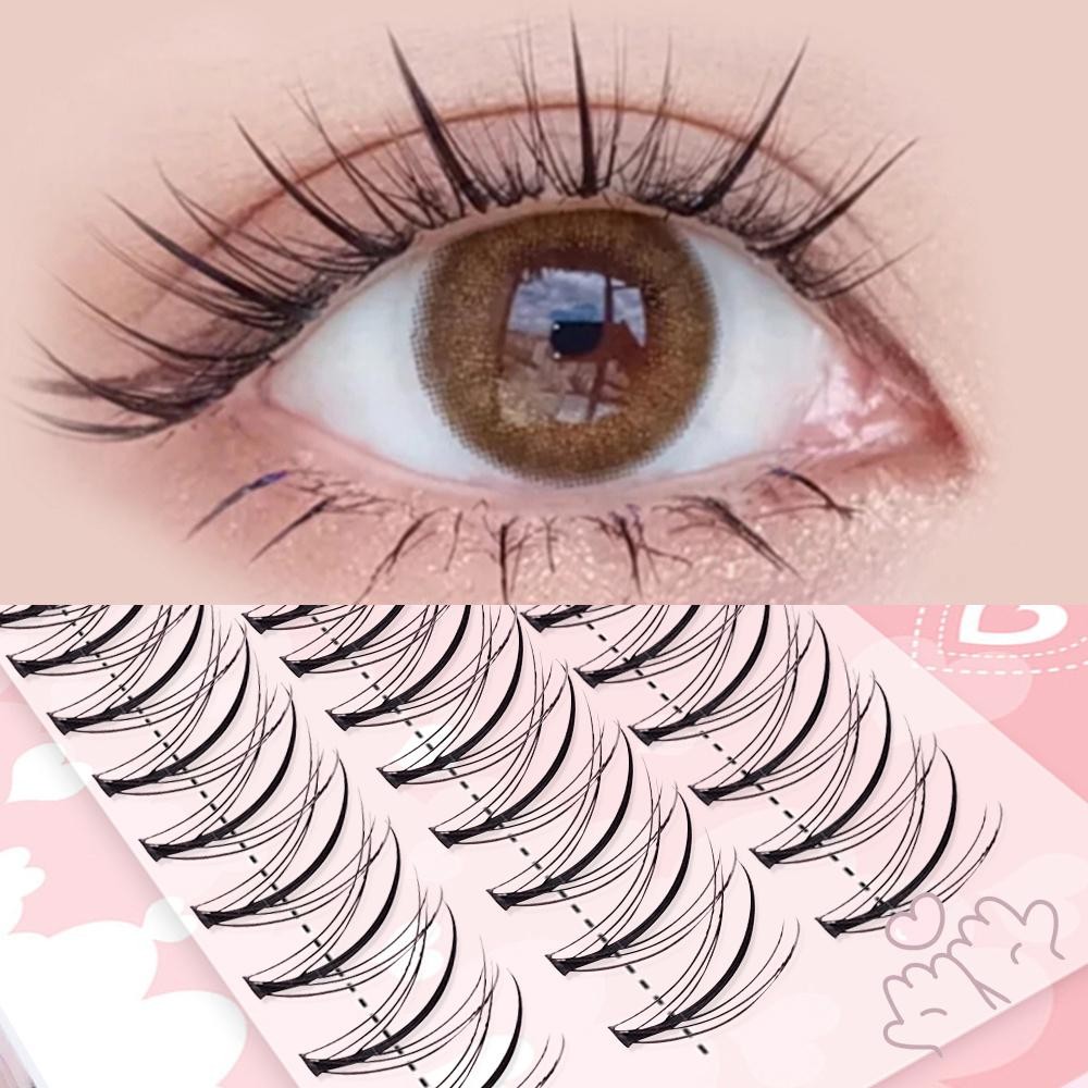 IOIIK Lông mi giả Camellia Volume Lash Extensions Fairy Kéo dài Lông mi xoăn Wispy