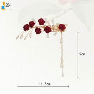 Hoa Kẹp Tóc Trang Sức Tóc Ổn Định Kẹp Hợp Kim Mũ Cô Dâu Trang Sức Tóc