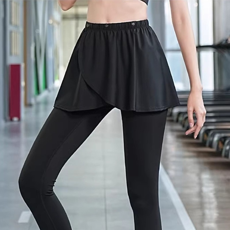 Dasbsug Nữ Yoga Tennis Che Váy Tập Luyện Thể Thao Lớp Bọc Váy