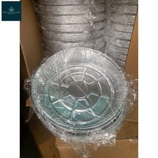 Bộ 10 bát bạc 22cm và khay bạc dành cho nồi chiên không dầu cao cấp.