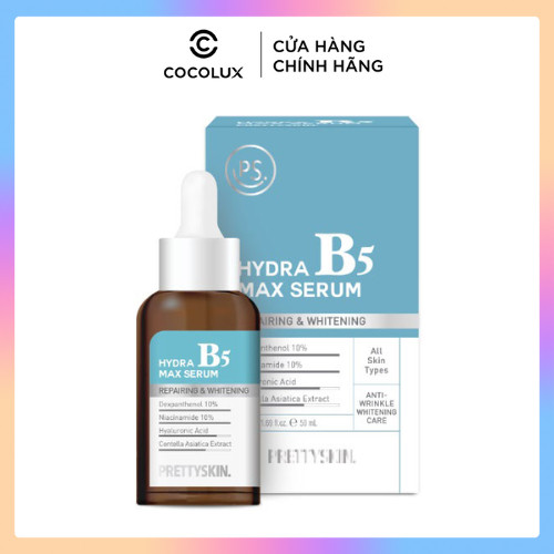 Tinh Chất Phục Hồi, Dưỡng Trắng Da Hydra Max Serum B5 Prettyskin (50ml)