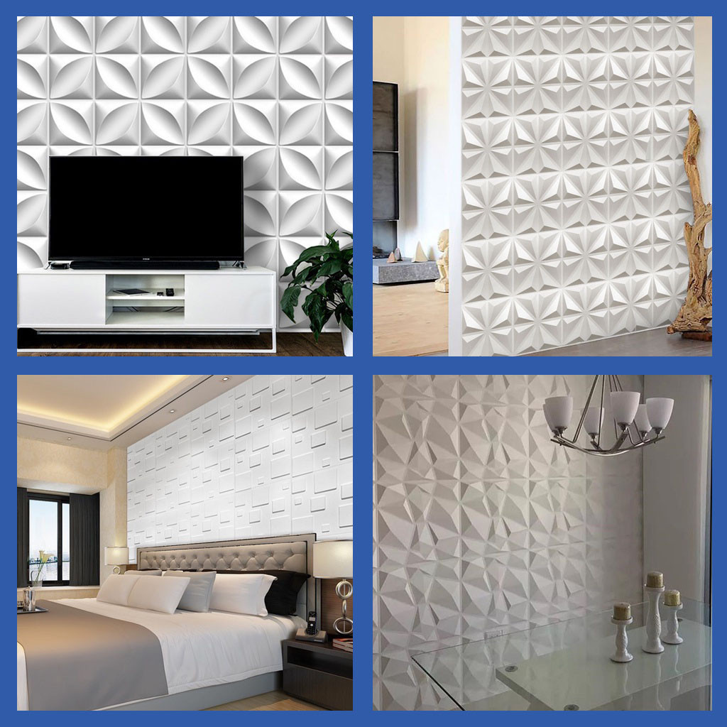 COMBO 6 Tấm Ốp Tường 3D Sang Trọng Kích Thước 50cmx50cm, Tấm Nhựa Ốp Tường PVC | BigBuy360 - bigbuy360.vn