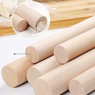 Dụng cụ làm bánh: Cây lăn bột, cán bột bằng gỗ chống dính dạng thanh cho nhà bếp SUNND